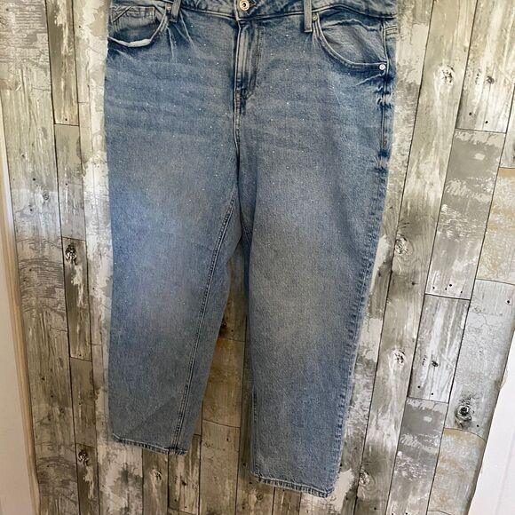 edgely glitter straight jeans 16W - Picture 1 of 4
